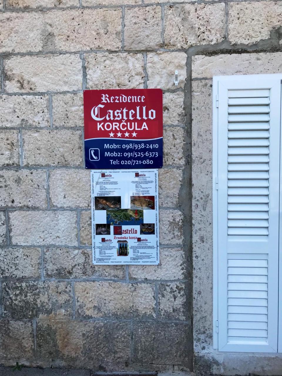 Vila Castello Rezidence Korcula Exteriér fotografie